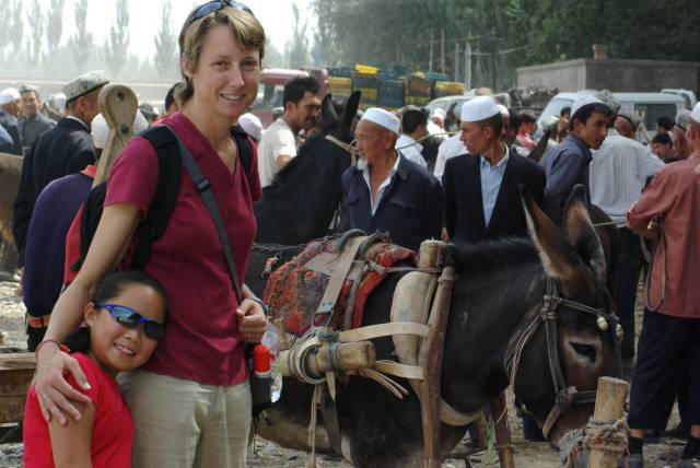 Kashgar (Kashi) Animal Market,Xinjiang, China pictures