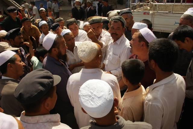 Kashgar (Kashi) Animal Market,Xinjiang, China pictures