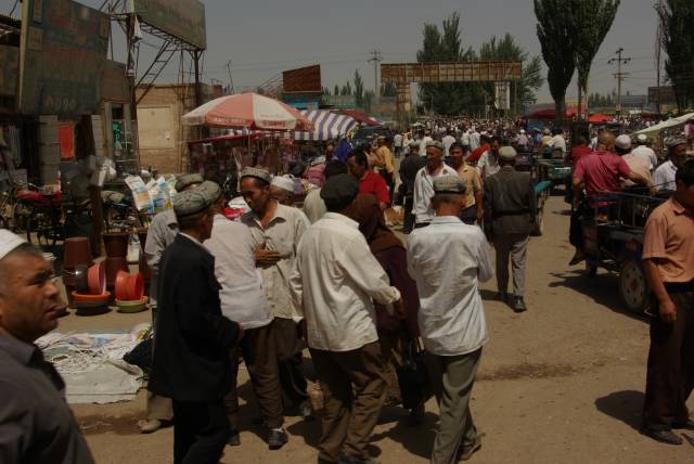 Kashgar (Kashi) Animal Market,Xinjiang, China pictures